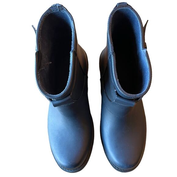 Gentle Souls by Kenneth Cole Best Fun Rain Boots Navy Size 8 Pull-On Ankle - Picture 4 of 8